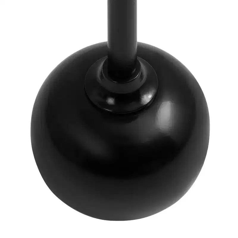 Tavolino da divano rotondo in metallo - Nero/Oro - Per 1