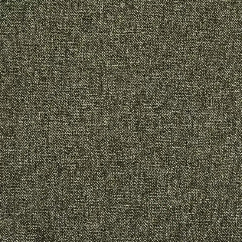 Sedia da pranzo con braccioli e rotelle in tessuto beige/verde/lino/grano, 1 posto