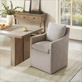 Spruce&Spring Modern Dining Arm Chair with Caster No Assembly