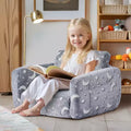Divano letto per bambini 2 in 1 con dinosauri fluorescenti, 1 posto