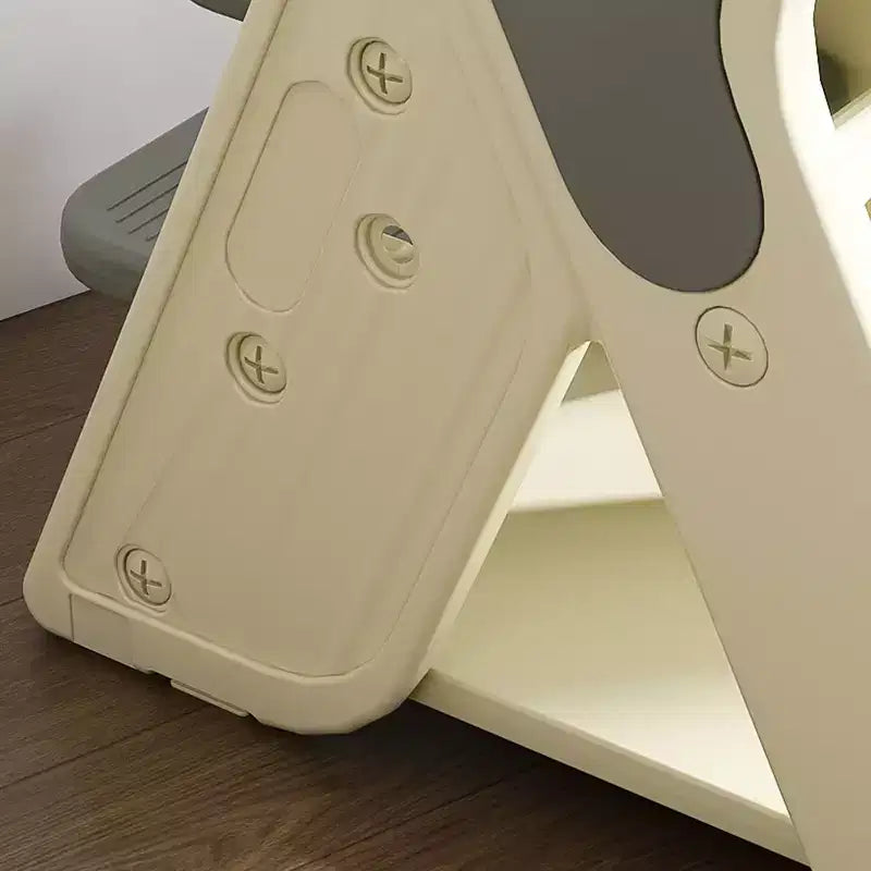 Seggiolone 3 in 1 regolabile per bambini, bianco e antracite/grigio/verde, per 1 bambino con vassoio e cintura di sicurezza