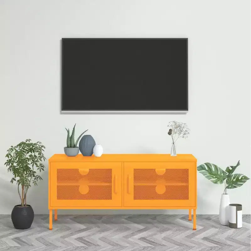 Mobile TV in Acciaio Giallo Senape – Adatto per TV fino a 45"