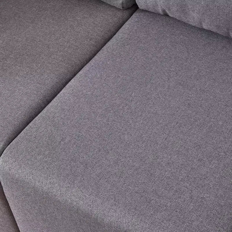 Letto a scomparsa matrimoniale/singolo bianco con divano e mensole, 1 posto